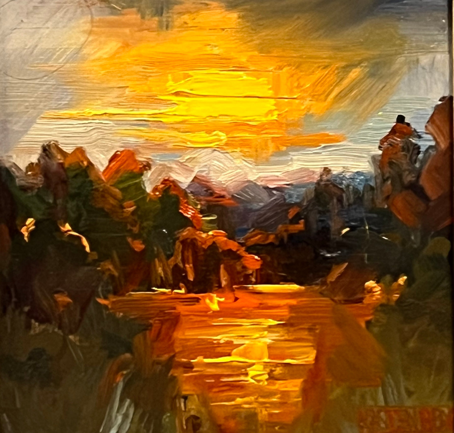 Orange and Brown