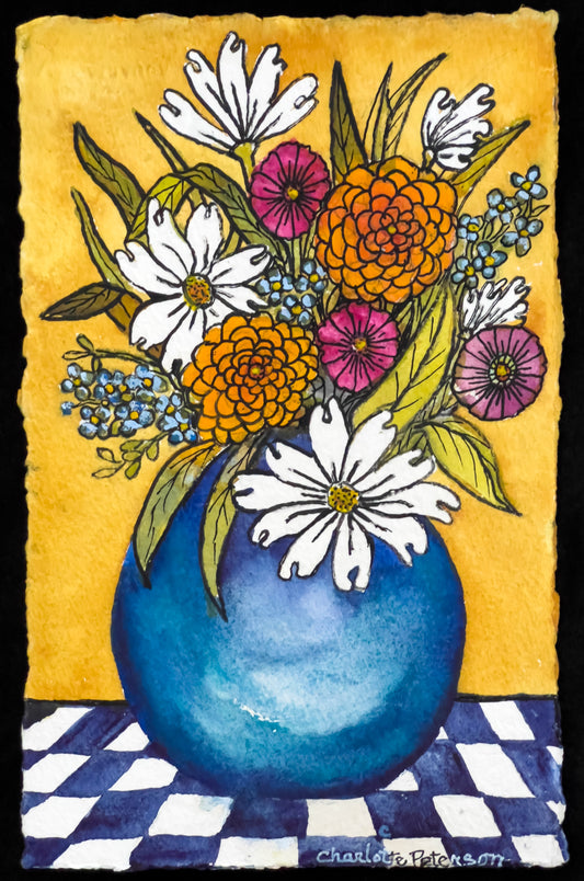 Blooms in the Blue