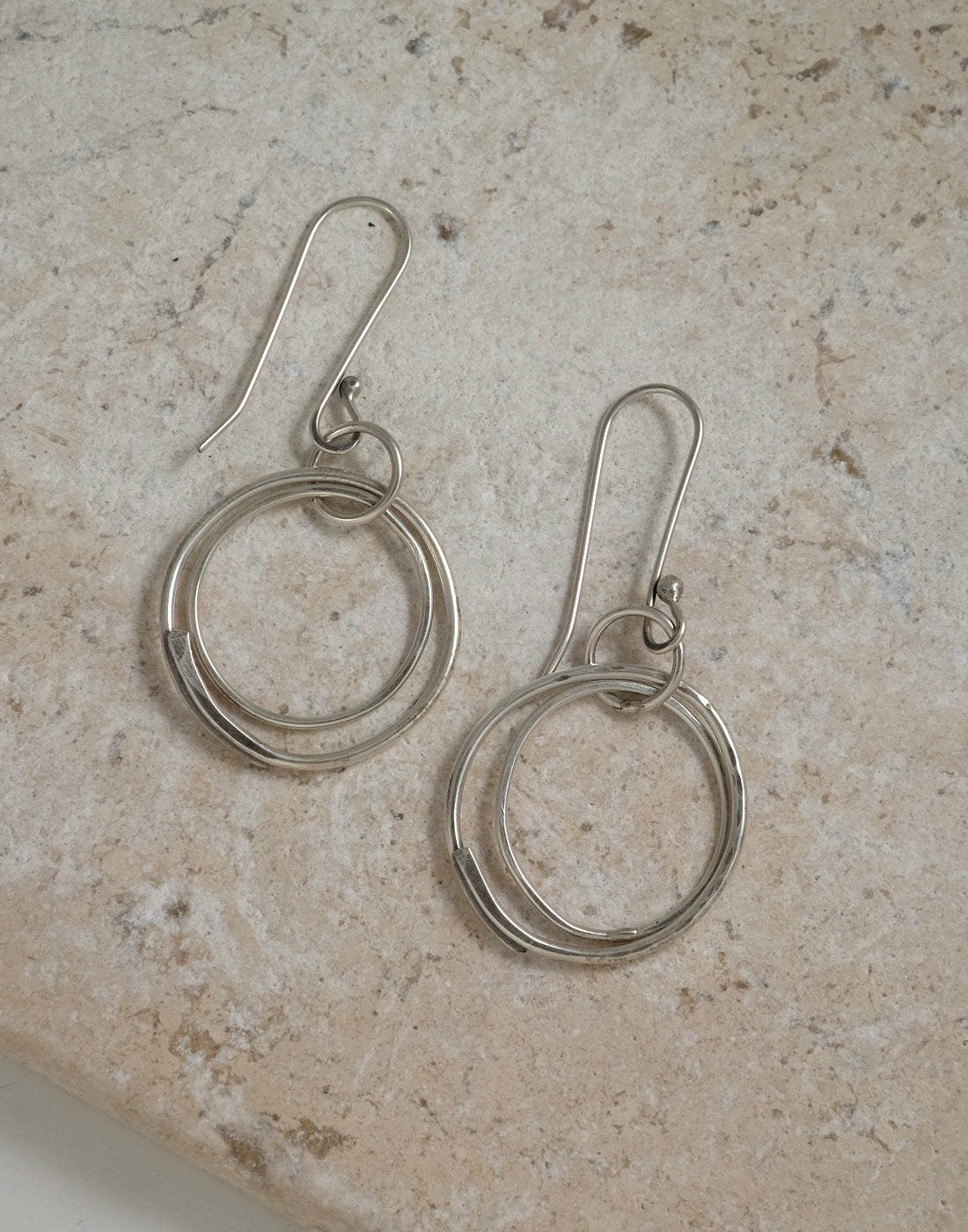 Sterling Silver Hoops - #E657