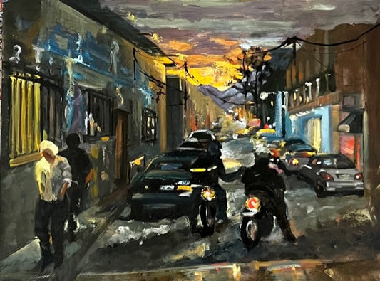 Revving Up At Dusk