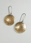 Hammered Brass Earrings