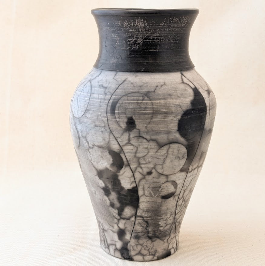 Large Naked Raku Vase