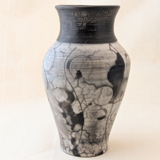 Large Naked Raku Vase