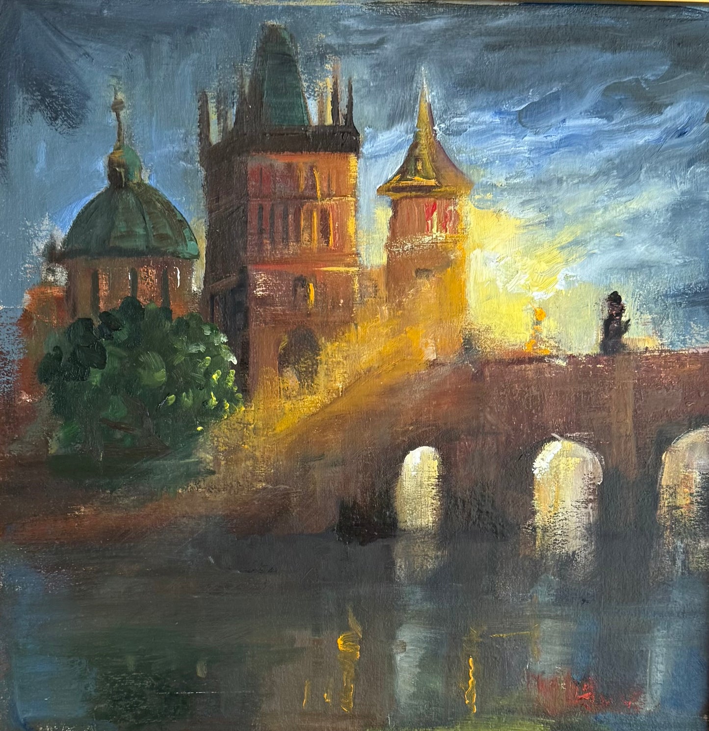 Dusk Over the Charles Bridge