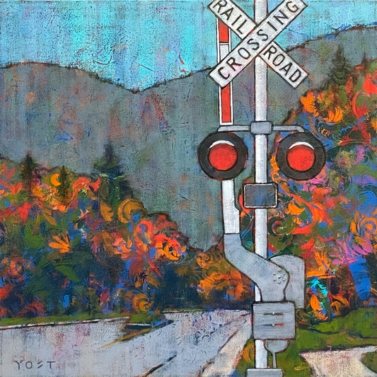 Railroad Crossing at Tolman Creek Road