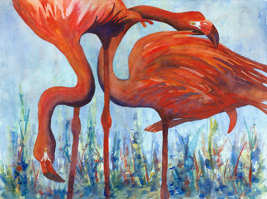 Flamboyant Flamingos