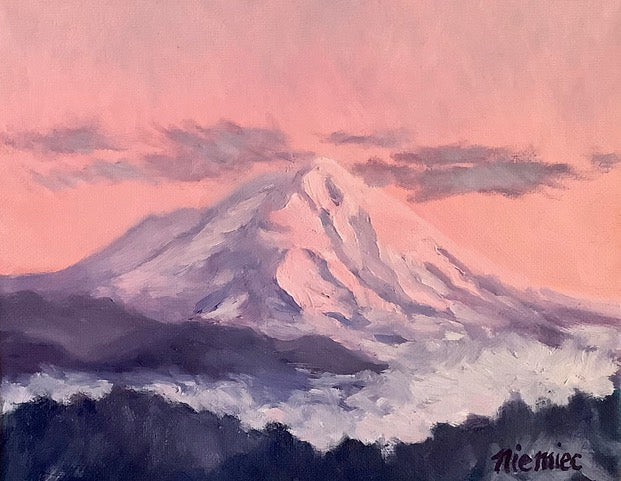 Sunrise on Mt Shasta