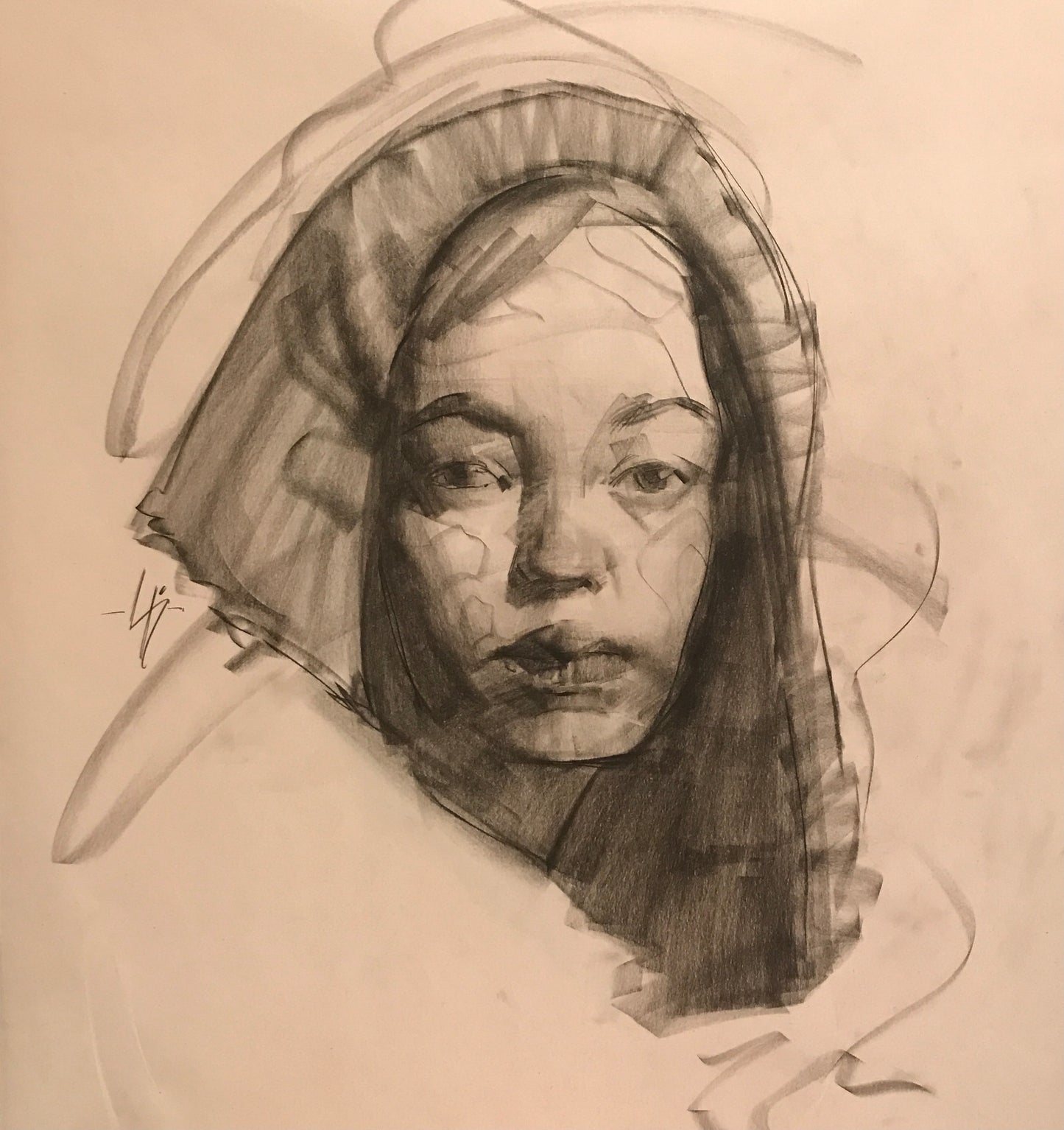 Workshop - Fundamentals of Portrait Drawing w/ Lucas Kremer - Casts and Photos