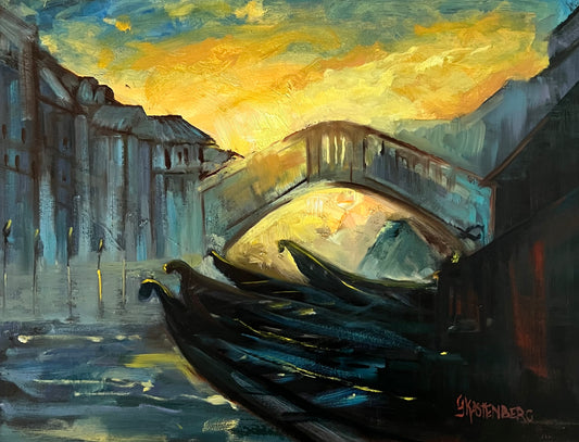Sunset in Venice