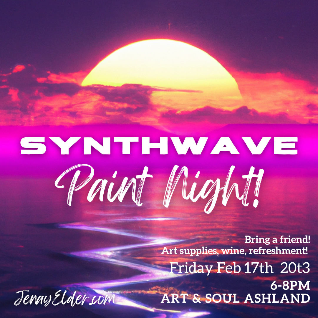 Synth Wave Paint Nite